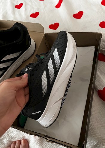 38 Beden siyah Renk Unisex Siyah Beyaz Bağcıklı Spor Ayakkabı