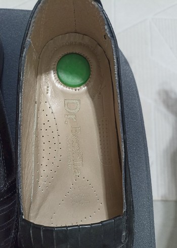 Dr Berfilla Kadın Siyah Dolgu Topuklu Babet - Görsel 5