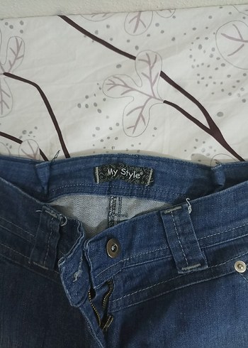 Kadın Mavi Denim Mini Jean Şort - Görsel 2