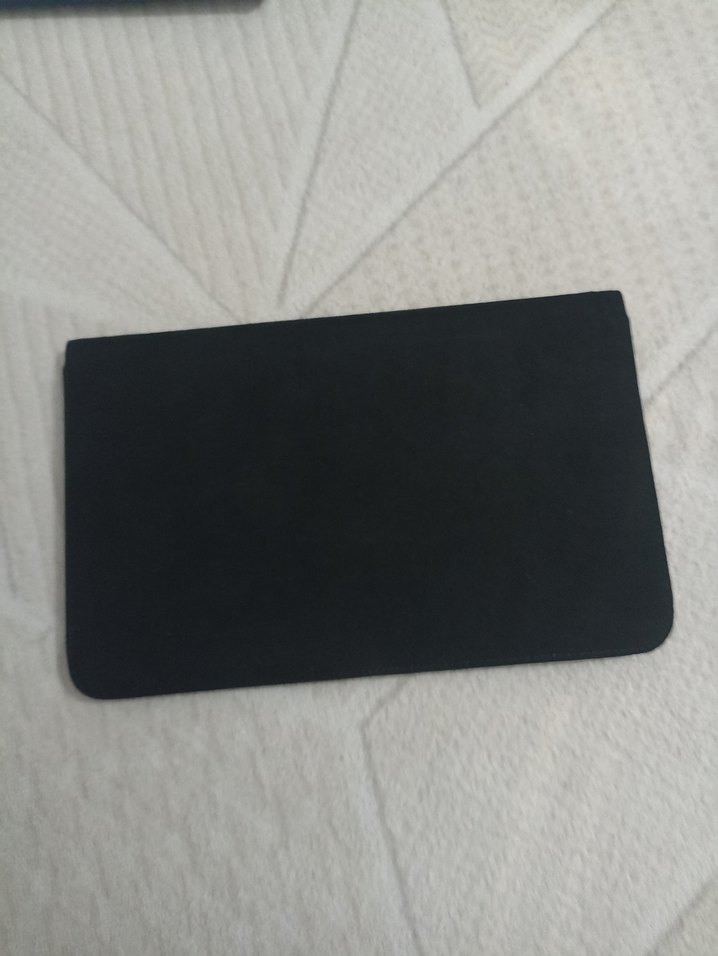 Siyah Süet Püsküllü Kadın Portföy Çanta - Görsel 2