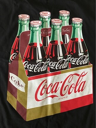 m Beden coca cola tshirt