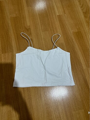 beyaz mini ust askili crop top river island