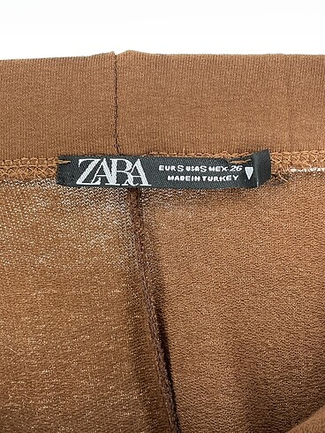 s Beden kahverengi Renk Zara Tayt / Spor taytı %70 İndirimli.