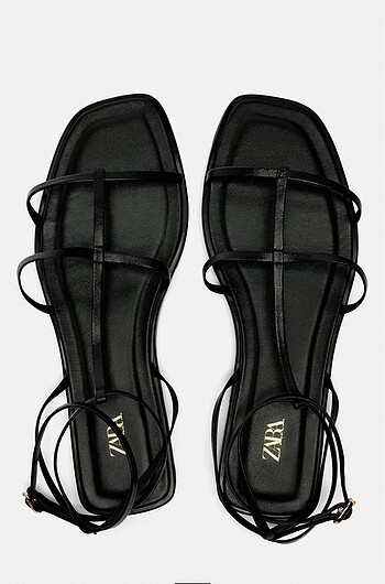 40 Beden siyah Renk Zara sandalet