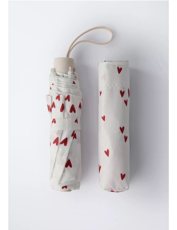 Zara Şemsiye Kalp Desenli - Görsel 3