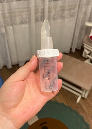 Bebek için 50 ml Ölçülü Besleme Şişesi
