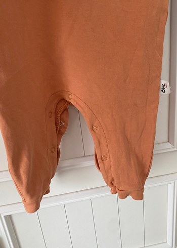 Uzun Kollu Kahverengi Bebek Tulum - Görsel 3