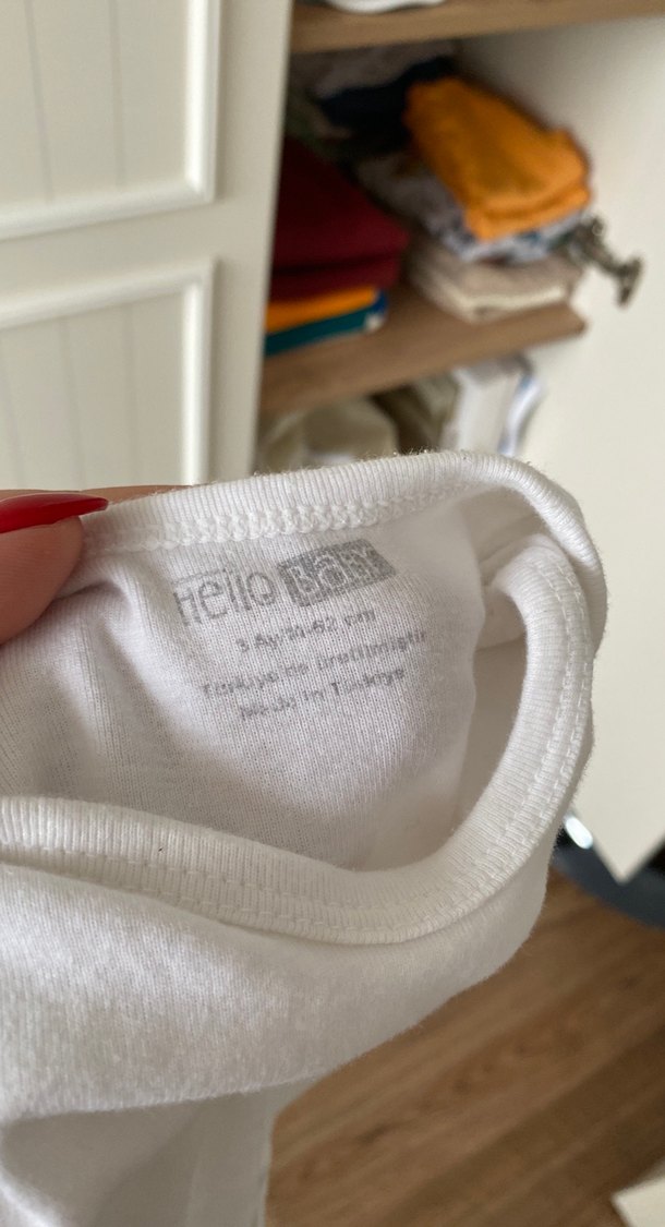 Bebek Kız Kısa Kollu Beyaz Body - Görsel 2