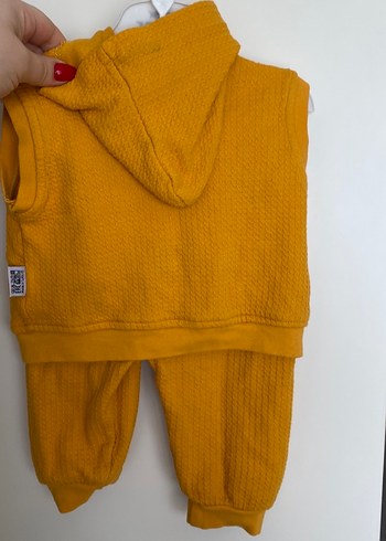 Sarı Örme Bebek Erkek Takımı - Görsel 4