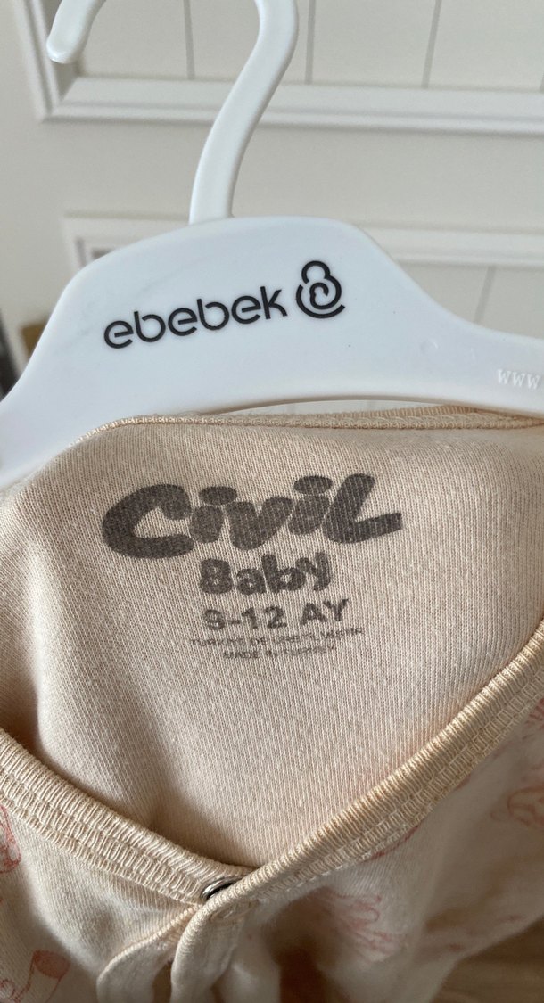 Düğmeli Baskılı Bebek Tulum - Görsel 2