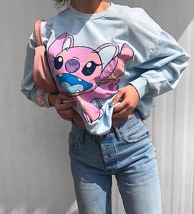 Lilo and stitch bershka sweatshirt