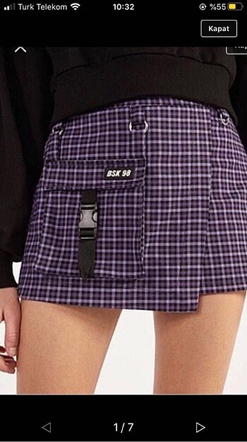 Bershka şort etek