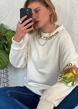 Kurbağa sweatshirt 