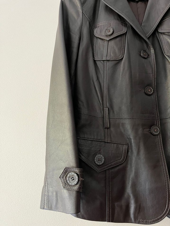 Deri Kadın Ceket - Görsel 3