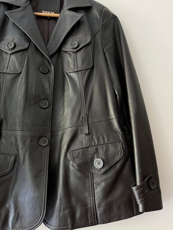 Deri Kadın Ceket - Görsel 2