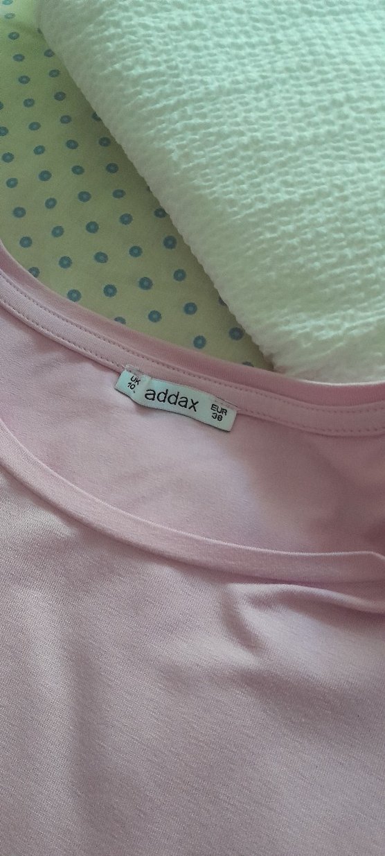 Pembe Kadın Kısa Kollu Basic Tişört - Görsel 4