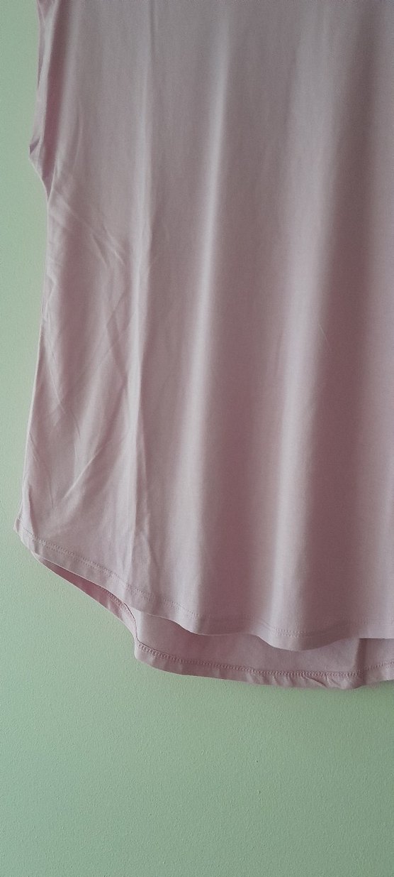 Pembe Kadın Kısa Kollu Basic Tişört - Görsel 3