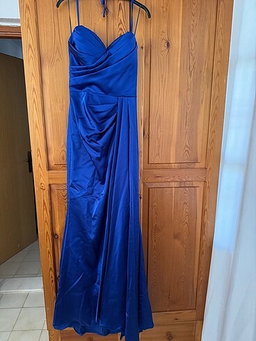 Saks mavisi abiye - Görsel 5