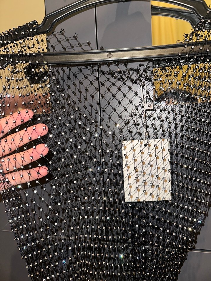 Zincir Detaylı Siyah Halter Yaka Büstiyer - Görsel 2