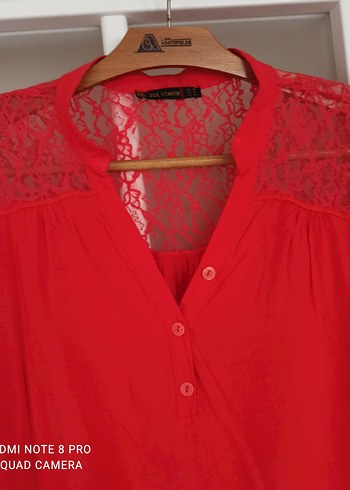 Narçiçeği Düğmeli Kadın Bluz - Görsel 4