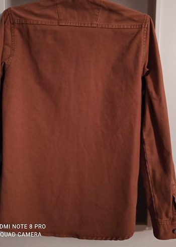 Düğmeli Kahverengi Kot Kadın - Görsel 2