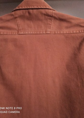 Düğmeli Kahverengi Kot Kadın - Görsel 3