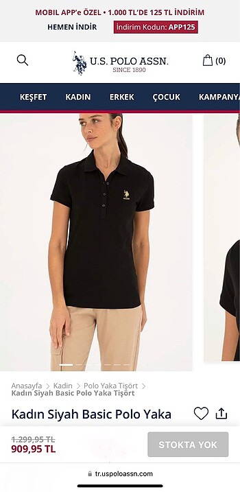U.S Polo Assn. Polo yaka tişört orjınal