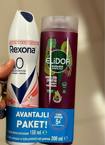 Rexona elidor hediyeli