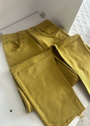 Kadın Sarı Pantolon