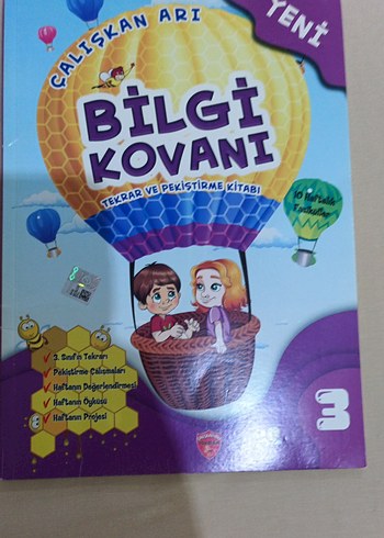 Çalışkan Arı Bilgi Kovanı 3. Sınıf Tekrar Kitabı