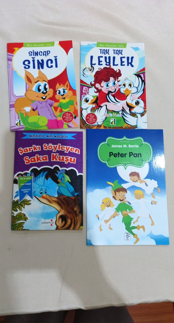 Çocuklar için renkli eğitici kitap seti - Görsel 4