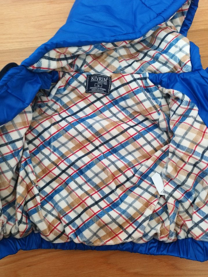 Erkek Çocuk Renkli Kapüşonlu Fermuarlı Mont - Görsel 2