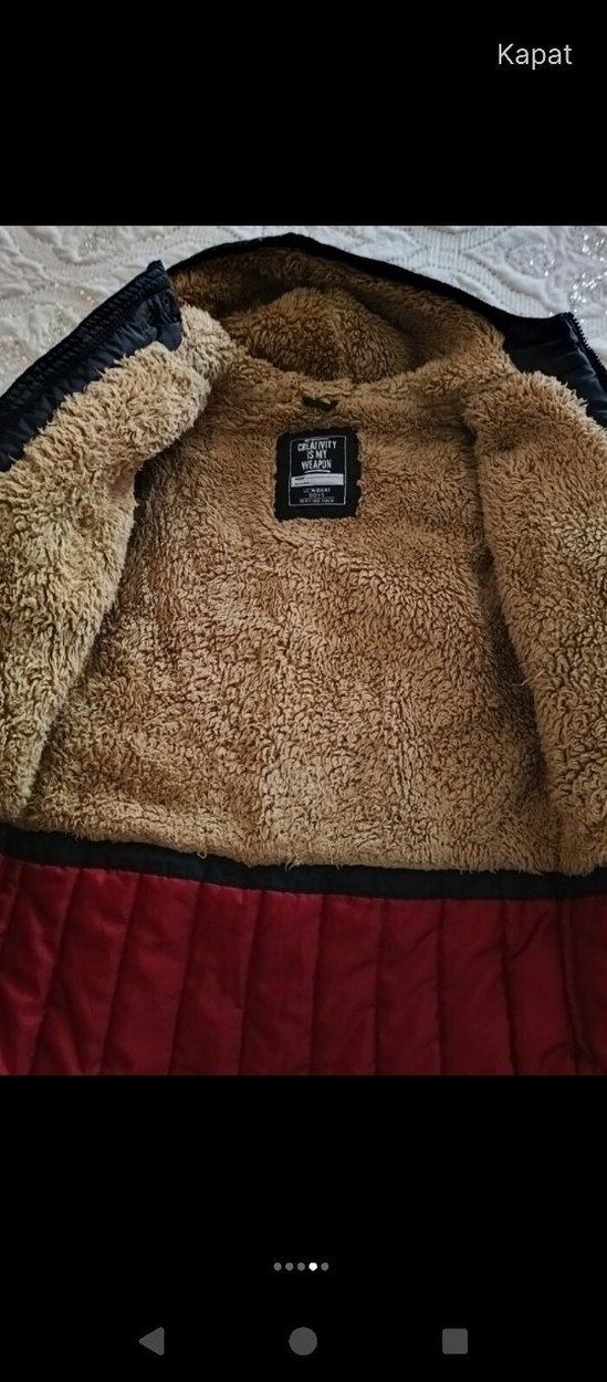 Kahverengi Kürklü Erkek Kaban - Görsel 3