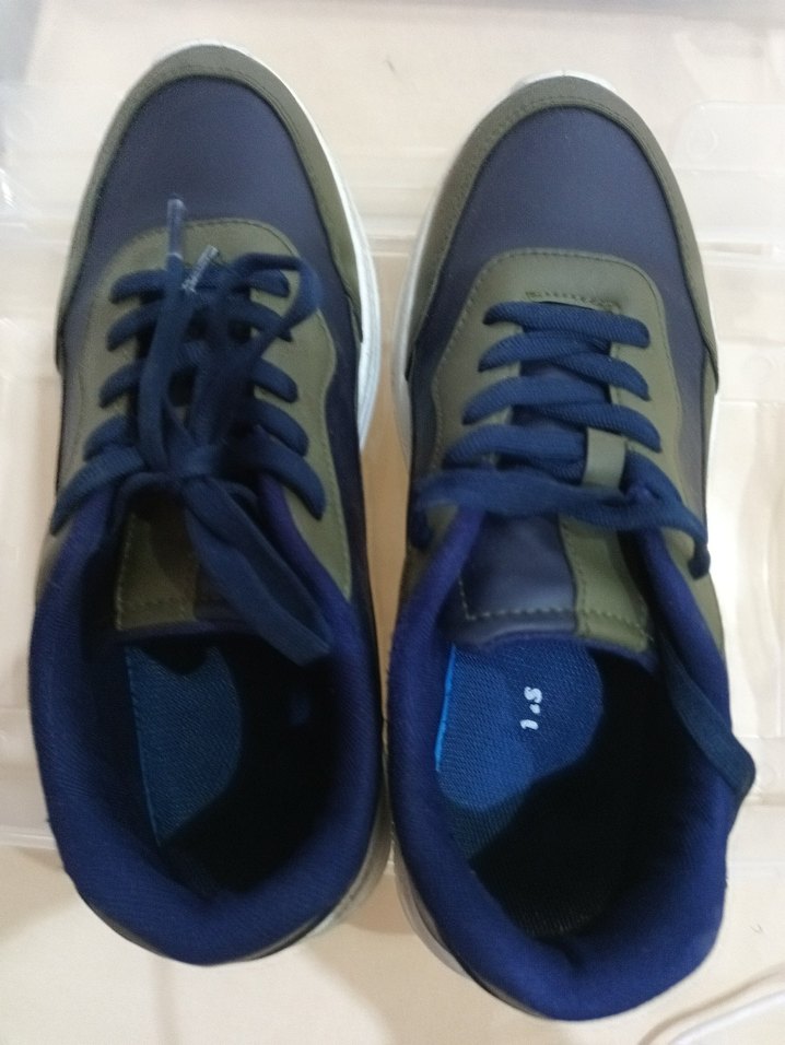 Erkek Çocuk Lacivert yeşil spor Ayakkabı - Görsel 2