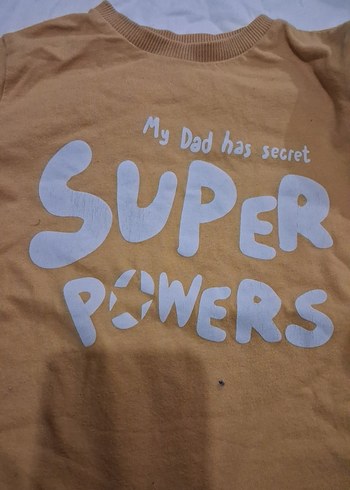 Sarı Baskılı Erkek Çocuk Tişörtü - Görsel 4