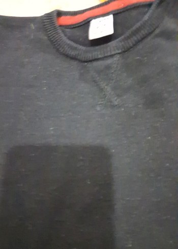 Siyah Erkek Çocuk Düğmeli Sweatshirt - Görsel 2