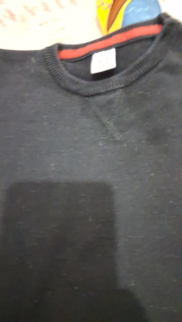 Siyah Erkek Çocuk Düğmeli Sweatshirt - Görsel 2