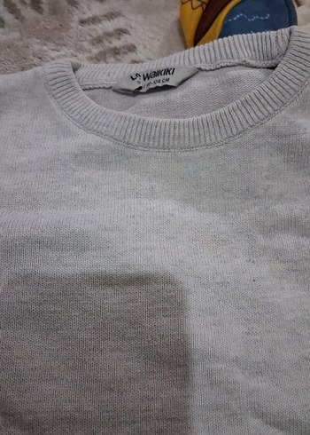 Gri Kadın Triko Uzun Kollu Kazak - Görsel 3