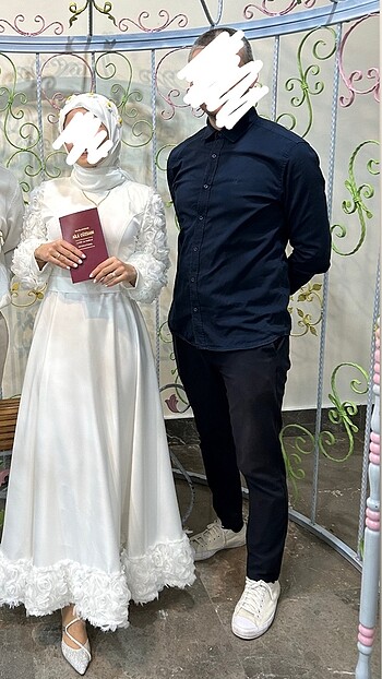 Diğer Tesettür nikah elbisesi