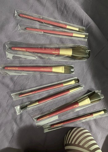 Sephora Pastel Pembe Makyaj Fırça Seti - Görsel 5