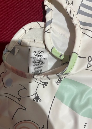 Next Renkli Desenli Bebek Önlüğü - Görsel 4