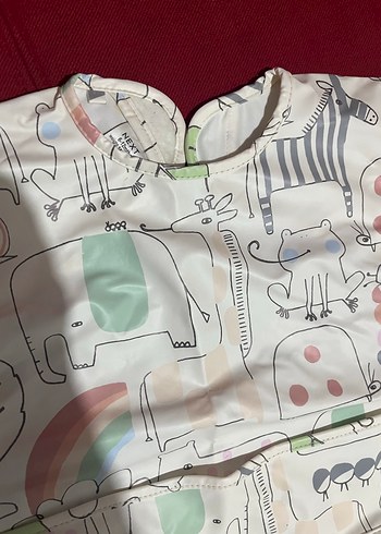 Next Renkli Desenli Bebek Önlüğü - Görsel 3