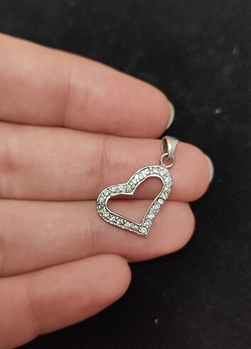 Gümüş kolye ucu  - Görsel 2