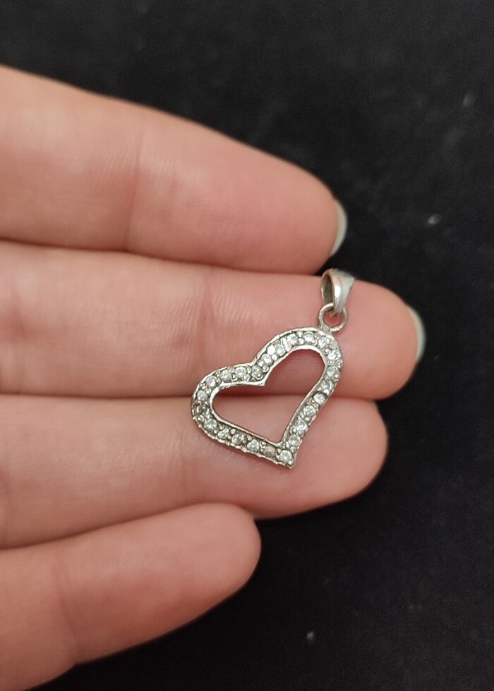 Gümüş kolye ucu  - Görsel 2