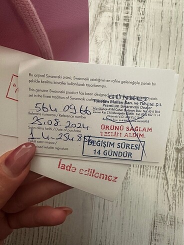 Beden altın Renk Swarovski Yüzük