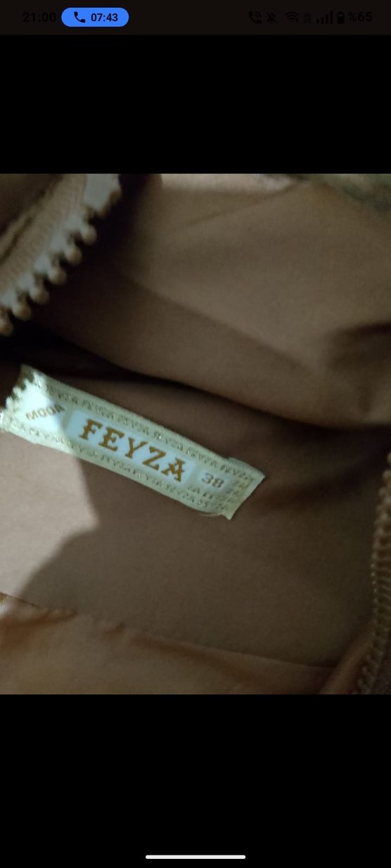 Kahverengi Uzun Kürklü Kadın şişme Yelek - Görsel 3