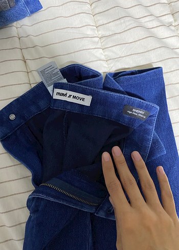 Kadın Mavi Uzun Paça Denim Jean - Görsel 3