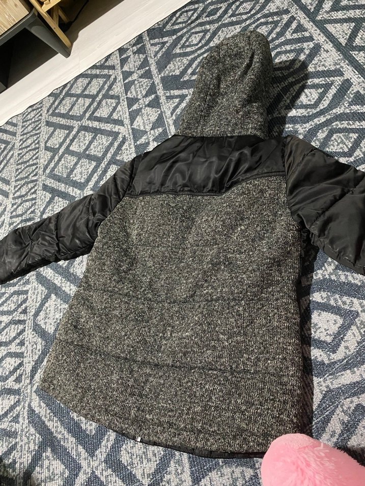 Siyah Erkek Deri Kürklü Mont - Görsel 3