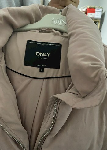 Bej Kadın Midi Boy Kışlık Mont - Görsel 4