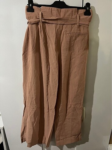 Zara Zara gül kurusu yüksel bel culotte pantalon